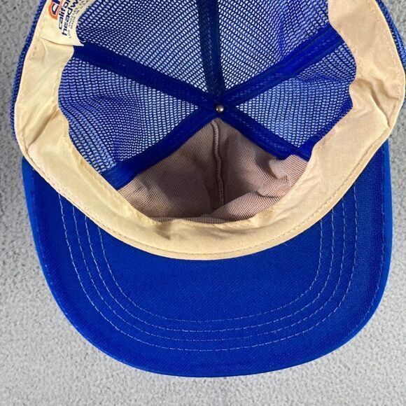 Walt Disney World Epcot Center Vintage Snapback Hat Unisex OSFA Blue Trucker Vtg - Picture 4 of 11